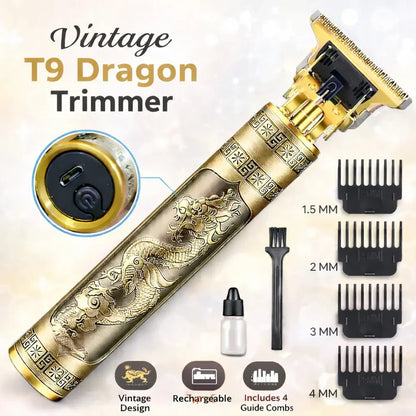 T9 Trimmer - Vintage T9 Gold Hair Trimmer -