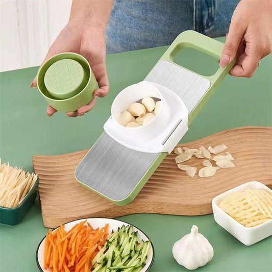 5-in-1 Vegetable Cutter – Multifunction Stainless Steel Slicer