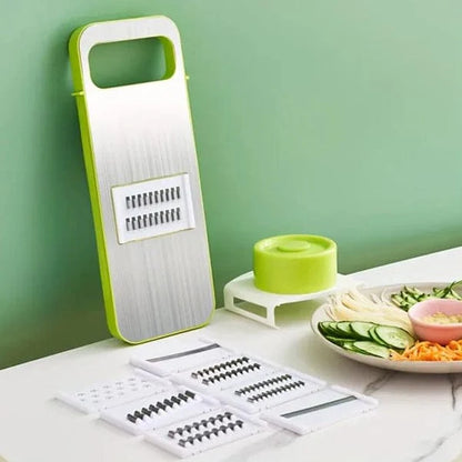 5-in-1 Vegetable Cutter – Multifunction Stainless Steel Slicer