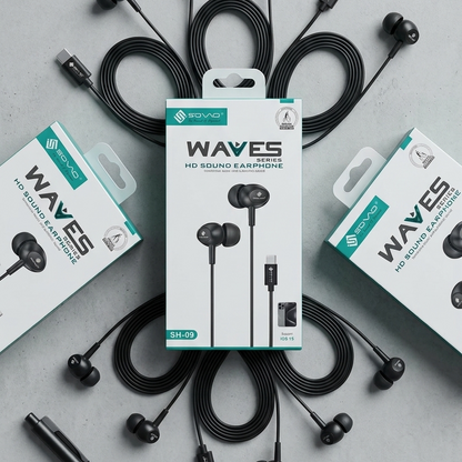 SOVO Waves SH-09 Type-C HD Bass Earphones
