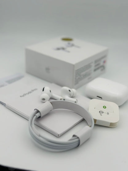 AirPods Pro 2 Wireless Earbuds – White & Black with Active Noise Cancellation & MagSafe Charging Case