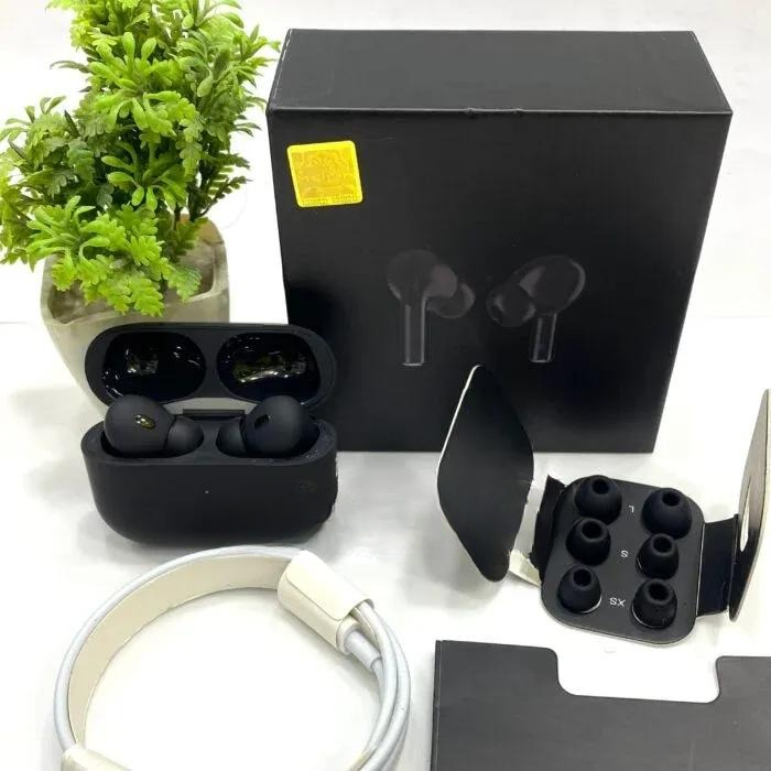 AirPods Pro 2 Wireless Earbuds – White & Black with Active Noise Cancellation & MagSafe Charging Case
