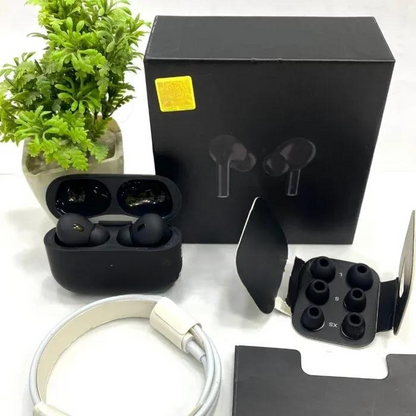 AirPods Pro 2 Wireless Earbuds – White & Black with Active Noise Cancellation & MagSafe Charging Case