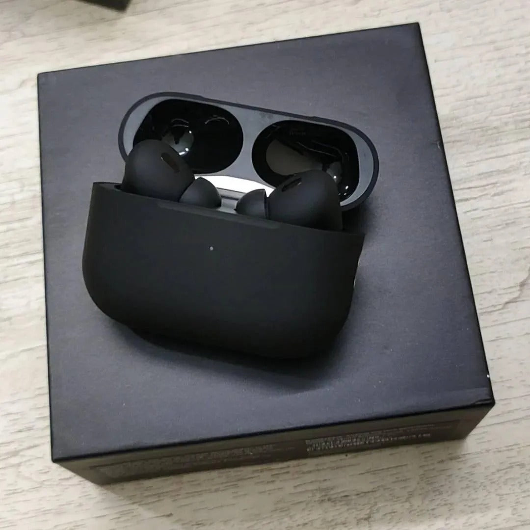 AirPods Pro 2 Wireless Earbuds – White & Black with Active Noise Cancellation & MagSafe Charging Case