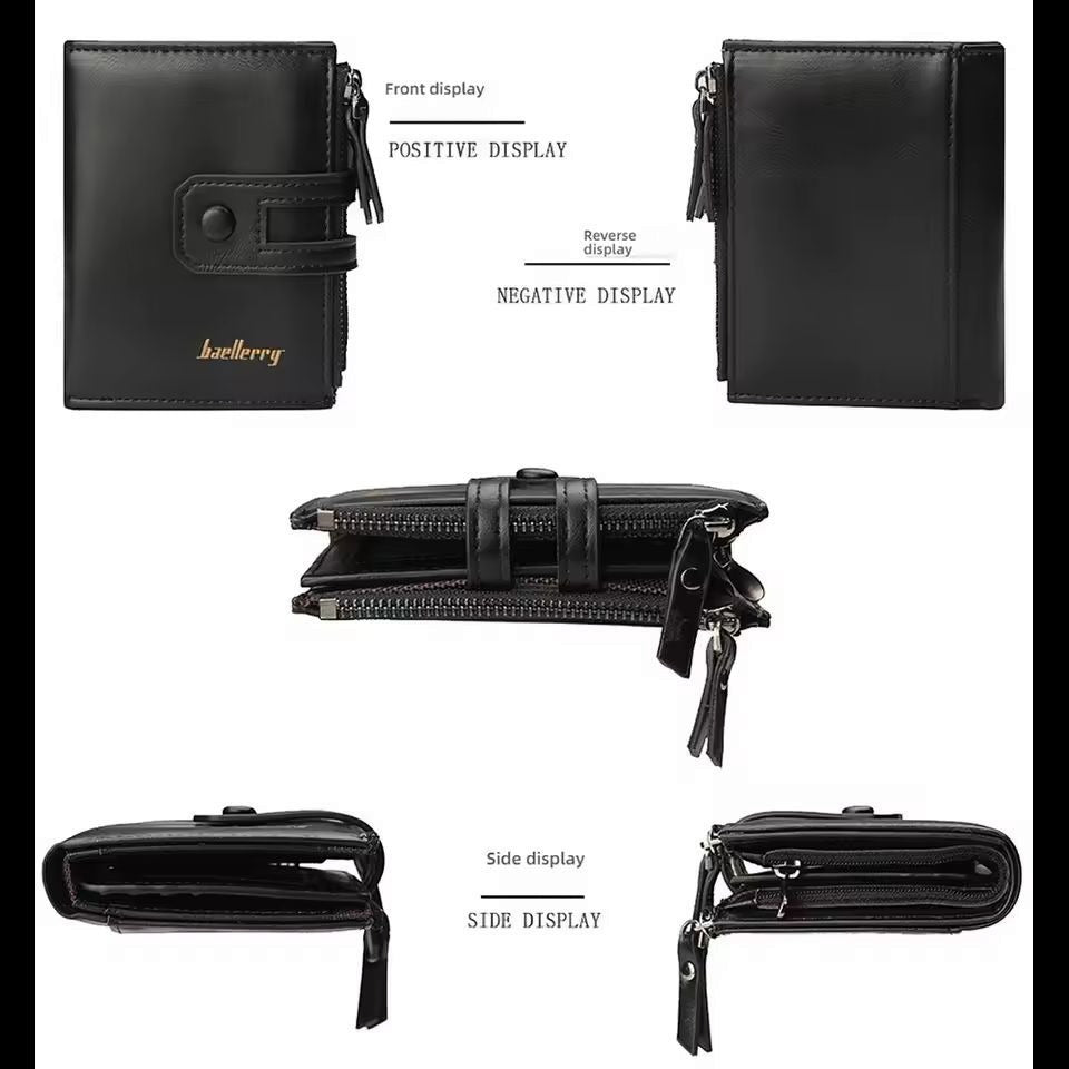 Heritage Buffalo Leather Trifold Wallet